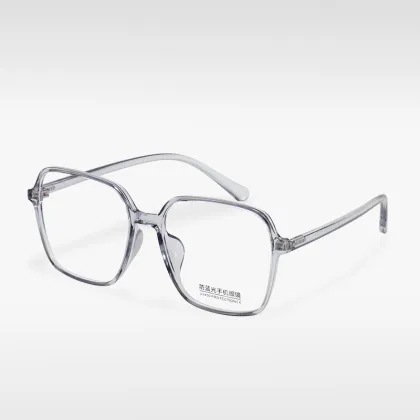 Trendy Large Frame Anti-Blue Light Myopia Glasses