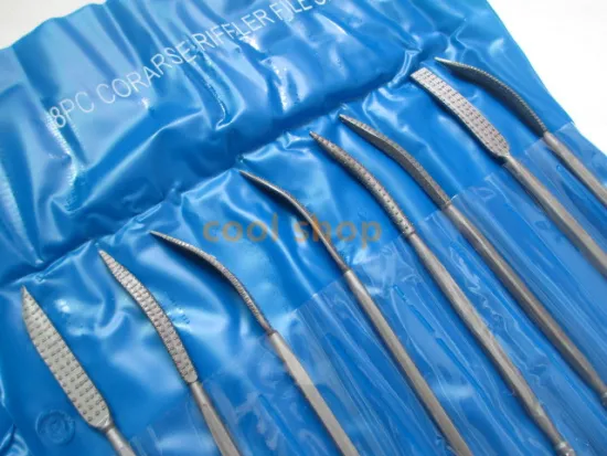 8 PC Wood Rasping Riffler File Rasp Tool Rifler Set For Woodworker