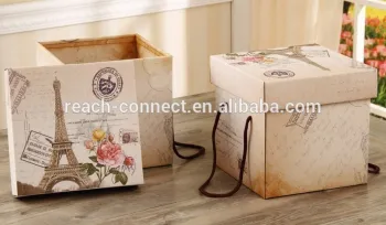 beautiful gift box paper box packaging box supplier full printed colorful box