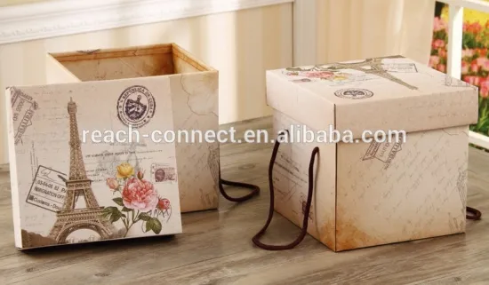 beautiful gift box paper box packaging box supplier full printed colorful box