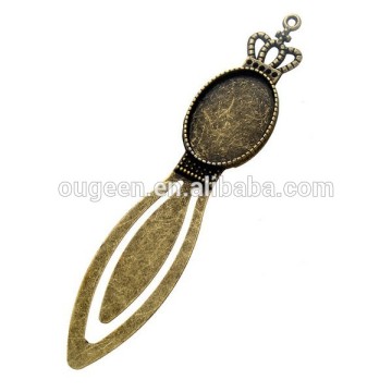 2015 metal vintage crown bronze bookmark
