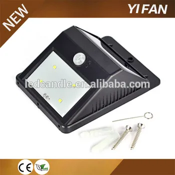 Solar wall light motion sensor Energy Saving Lamp 6LED 120 lm Solar Security Light