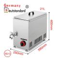 Gas Hot Dog Fryer Hotdog Bun Fryer Utilisation commerciale