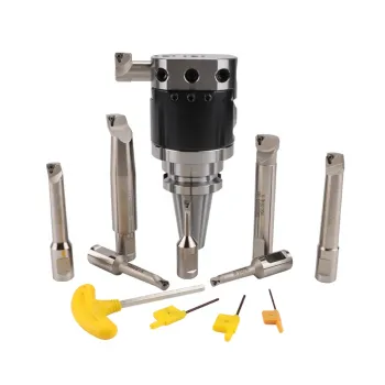 Precision NBH2084 Boring Head Set with 8pcs Adjustable Inserts