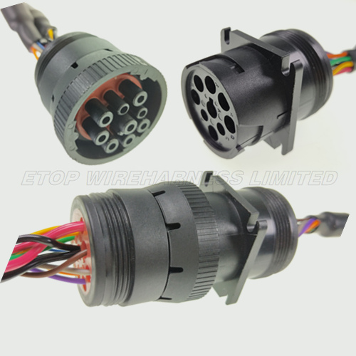 black J1939 connector