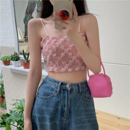 Lace Small Strap Vest - Female Beauty Strap Bra