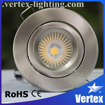 8W Dimmable Recessed COB LED downlights