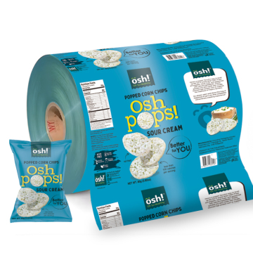 rotolo di film per imballaggi mylar in alluminio stampato