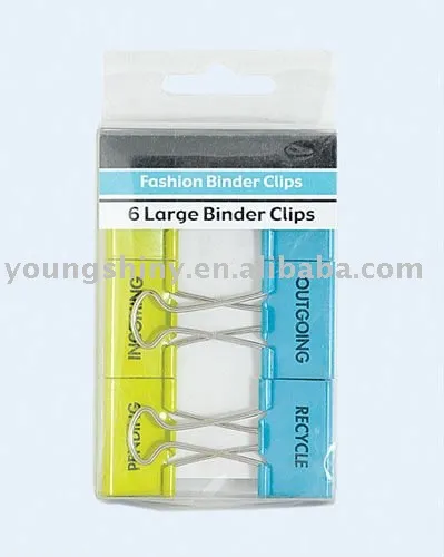 6-pc Large Binder Clips