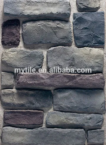 2014 new design grey brick wall stone
