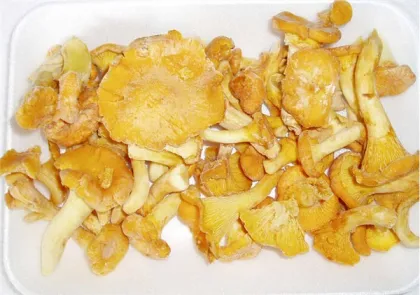 Frozen Wild Chanterelles Mushrooms