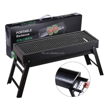 Portable Outdoor & Indoor Charcoal BBQ Grill with Rotisserie Function, Ceramic Metal Design: Perfect for Pizza and Meat Smoking