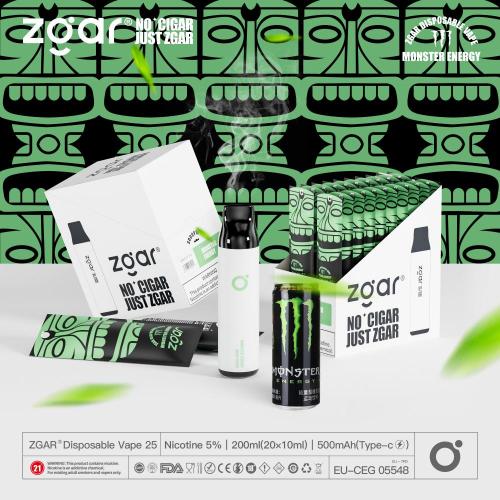 Zgar Disposbale Vape 10 ml de e-líquido