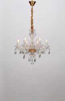 European Traditonal Antique Interior Decorate Lighting Furniture Chrome Raindrop Crystal Chandelier Factory Supply