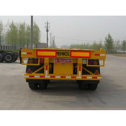 33.1Tons ba cầu 40 ft Container vận chuyển bán trailer