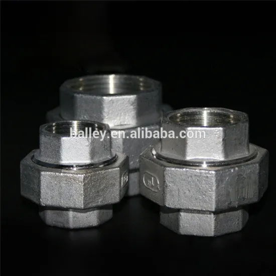 Malleable iron pipe fittings union connector