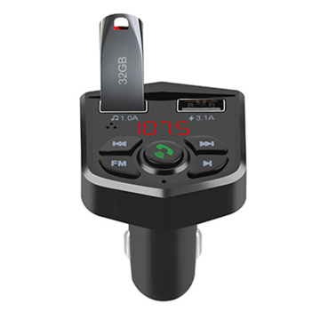 Car MP3 Player with Bluetooth Hands-Free FM Transmitter