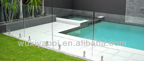 CE EN12150&CCC Accredited Swimming Pool Glass Fence