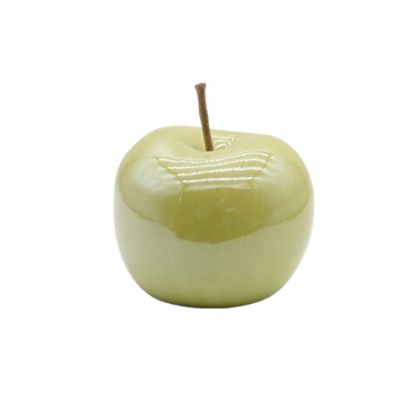 Modern Creative Electroplated Ceramic Decor and Gilding for Apple Home Decoration