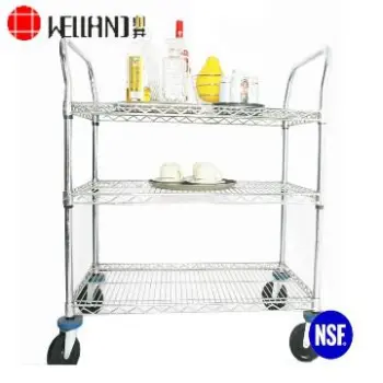 New Style Chrome Kitchen Trolley