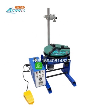 Automatic 50Kg Pipe Turning Rotary Table with 200mm Chuck and Torch Holder