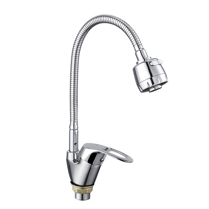 Luxury Finish Single Handle Kitchen Faucet