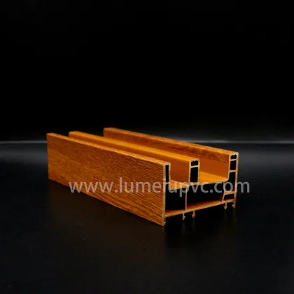 PVC Sliding Profiles Plastic Lumei Factory