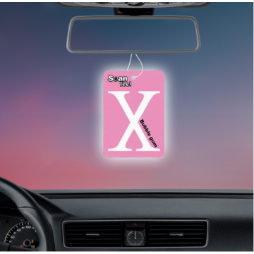 X Natural Essential Oil Paper Air Freshener