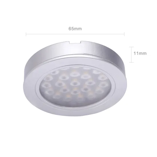12/24V All-Aluminum Round LED Recessed Ceiling Panel Down Light in Natural White