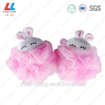 lovely rabbit style mesh sponge ball