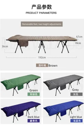 Ultralight Compact Marvelous Folding Camping Bunk Bed Cot