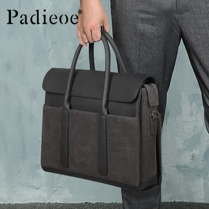 Padieoe men bag briefcase computer bag messenger handbag purses jobs