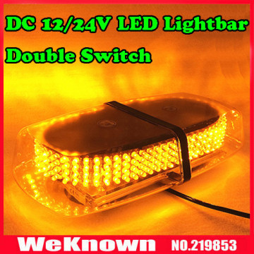 DC12V-24V светодиодная лампочка 240 светодиодный 18W маяк с магнитами с аварийным стробом-стержнем с магнитами, 4 цвета светодиодный предупреждающий свет