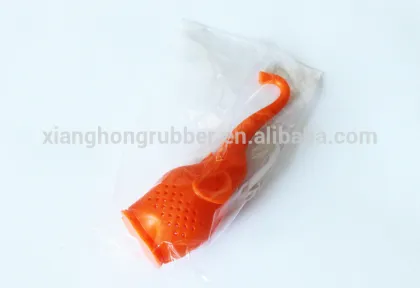 Silicone Thermostability Mr Tea Infuser Loose Tea Leaf Strainer Herbal Spice Filter Diffuser