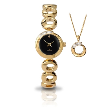 Women Quartz MVMT Watch Gift Box Set Diamond