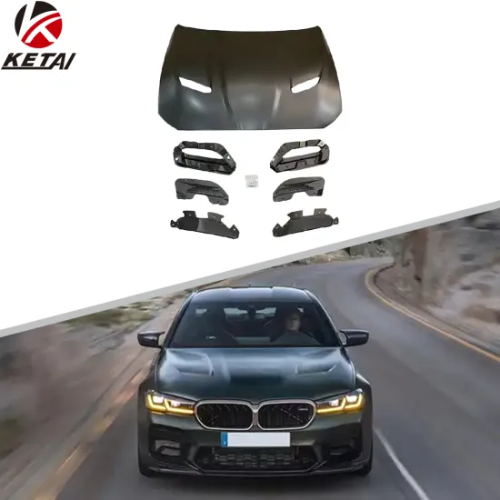 M5 CS Style Aluminum Hood and Front Bumper Parts for BMW G30/G38 2018-2022
