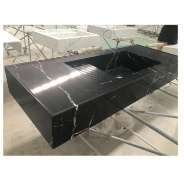 Modern Square Marble Stone Sink with Various Finishes for Outdoor Hotel Use - 1-Year Warranty