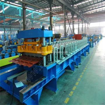 Hydraulic roof tile making machine
