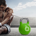 Kettlebell in acciaio con rivestimento in plastica