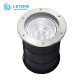 LEDER 3000K ทรงกลม 30W ไฟ LED ฝังพื้น