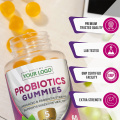 Digestive Probiotic Gummy Supplement for Adults and Kid