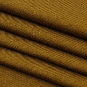 Fireproof Olive Green Acrylic Knitted Fabric for Sweaters