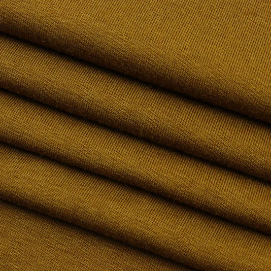 Fireproof Olive Green Acrylic Knitted Fabric for Sweaters