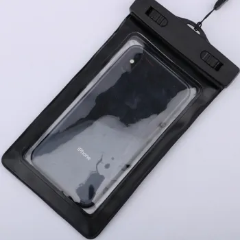 Waterproof PVC Phone Case for Swimming with Turn Buckle