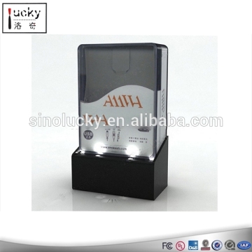 Customized Cigarette LED Acrylic Box Display ,tobacco stand