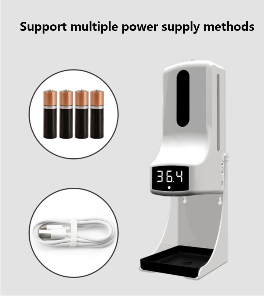 Smart Temperature Kiosk With Hand Sanitizer