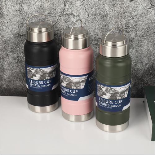 vacuum flask sports water bottle with tea drain
