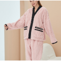 Frauen -Korallen -Fleece -Pyjama