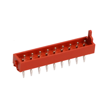 1.27mm Micro Match PCB Mount Wire to Board Red Connector for V/T Type - High Quality
