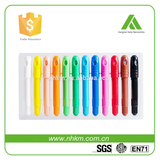 Children use non-toxic neutral wax material face paint pen